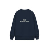 Pocket Treasures Çocuk Sweatshirt — Lacivert — arka görünüm