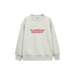 Playground President Çocuk Sweatshirt — Beyaz — ön görünüm