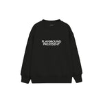 Playground President Çocuk Sweatshirt — Siyah — ön görünüm