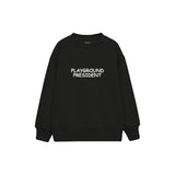 Playground President Çocuk Sweatshirt — Siyah — ön görünüm
