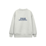 Nap Negotiations Çocuk Sweatshirt — Beyaz — arka görünüm