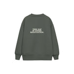 Nap Negotiations Çocuk Sweatshirt — Antrasit — arka görünüm