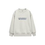 Big Feelings Çocuk Sweatshirt — Beyaz — ön görünüm
