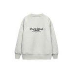 Snack Break Union Çocuk Sweatshirt — Beyaz — arka görünüm