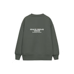 Snack Break Union Çocuk Sweatshirt — Antrasit — arka görünüm