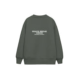 Snack Break Union Çocuk Sweatshirt — Antrasit — arka görünüm
