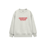 Adventure Pending Çocuk Sweatshirt — Beyaz — ön görünüm
