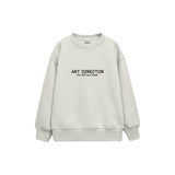 Art Director Çocuk Sweatshirt — Beyaz — ön görünüm