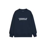 Powered By Questions Çocuk Sweatshirt — Lacivert — ön görünüm