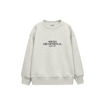 Socks Are Optional Çocuk Sweatshirt — Beyaz — ön görünüm