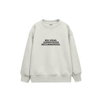 Unsupervised Ideas Çocuk Sweatshirt — Beyaz — ön görünüm