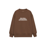 Unsupervised Ideas Çocuk Sweatshirt — Kahverengi — ön görünüm