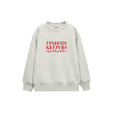 Finders Keepers Çocuk Sweatshirt — Beyaz — ön görünüm