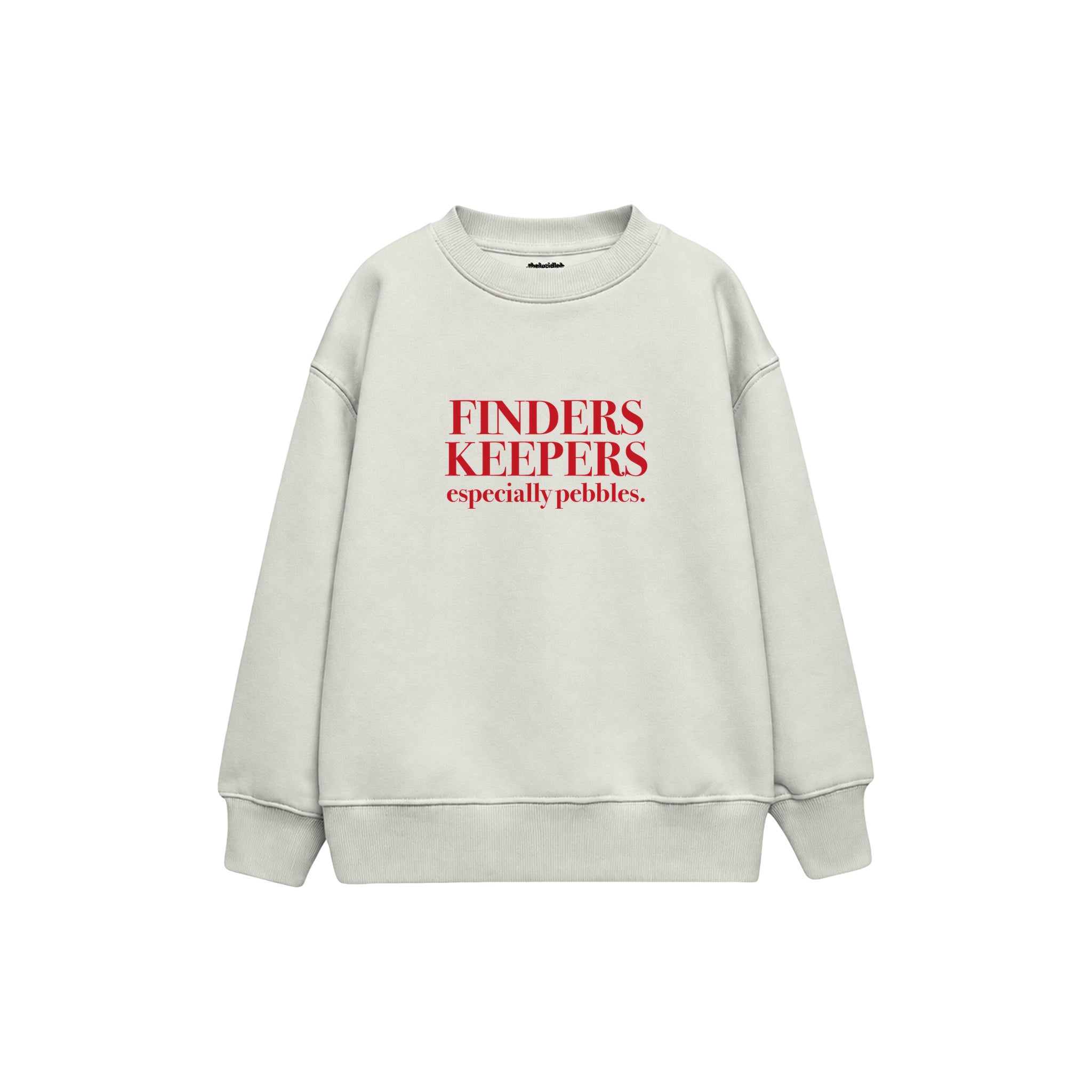 Finders Keepers Çocuk Sweatshirt — Beyaz — ön görünüm