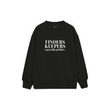 Finders Keepers Çocuk Sweatshirt — Siyah — ön görünüm