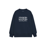 Finders Keepers Çocuk Sweatshirt — Lacivert — ön görünüm