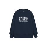 Finders Keepers Çocuk Sweatshirt — Lacivert — ön görünüm