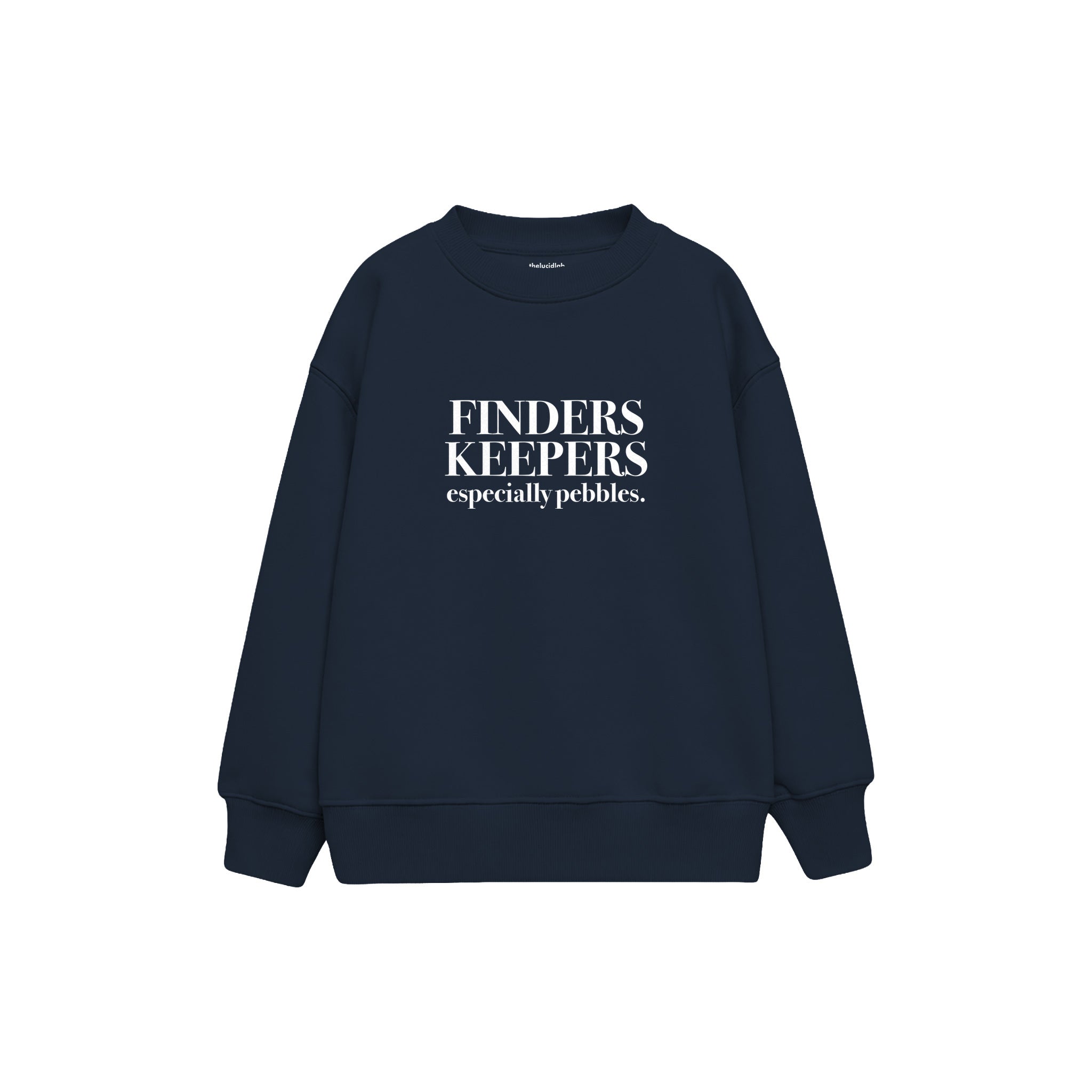 Finders Keepers Çocuk Sweatshirt — Lacivert — ön görünüm