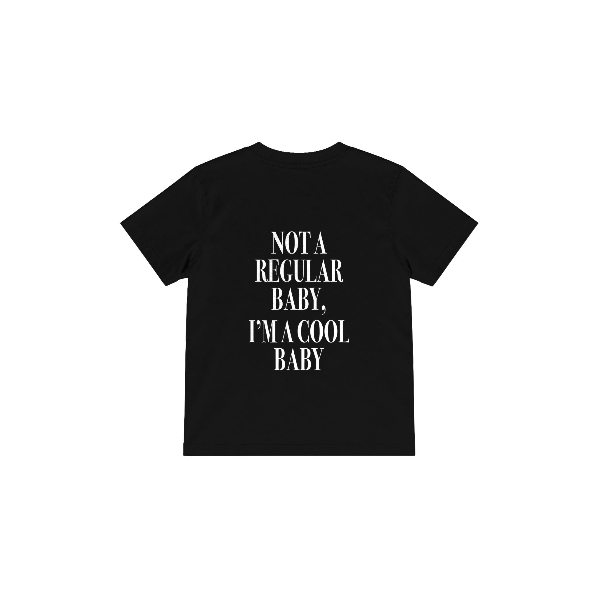 Cool Baby Çocuk Tişört — Siyah — arka görünüm
