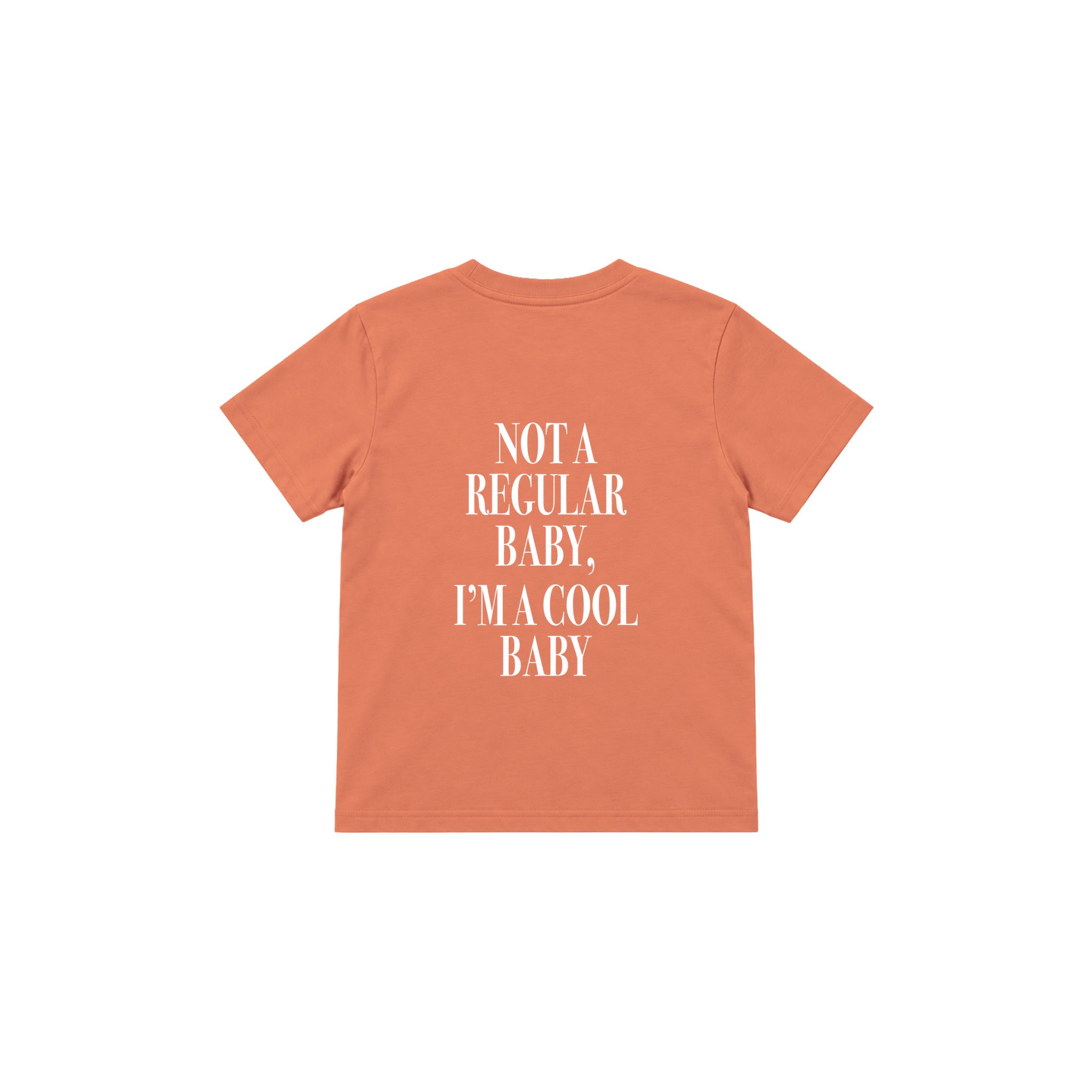 Cool Baby Çocuk Tişört — Somon — arka görünüm