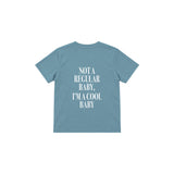 Cool Baby Çocuk Tişört — Çelik Mavi — arka görünüm