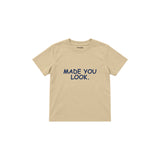 Made You Look Çocuk Tişört — Krem — ön görünüm