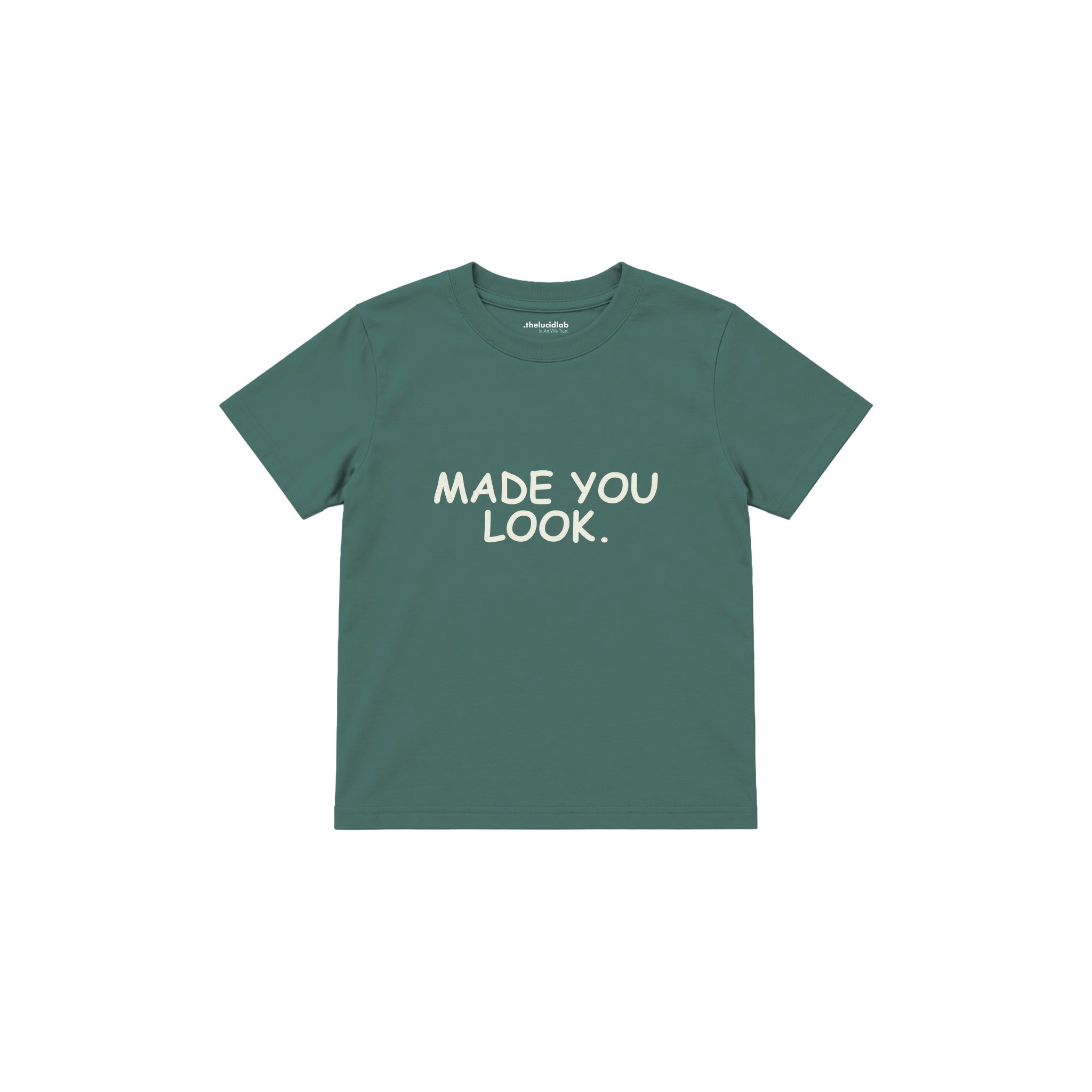 Made You Look Çocuk Tişört — Yeşil — ön görünüm