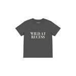 Wild At Recess Çocuk Tişört — Antrasit — ön görünüm