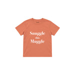 Snuggle This Muggle Çocuk Tişört — Somon — ön görünüm
