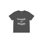 Snuggle This Muggle Çocuk Tişört — Antrasit — ön görünüm
