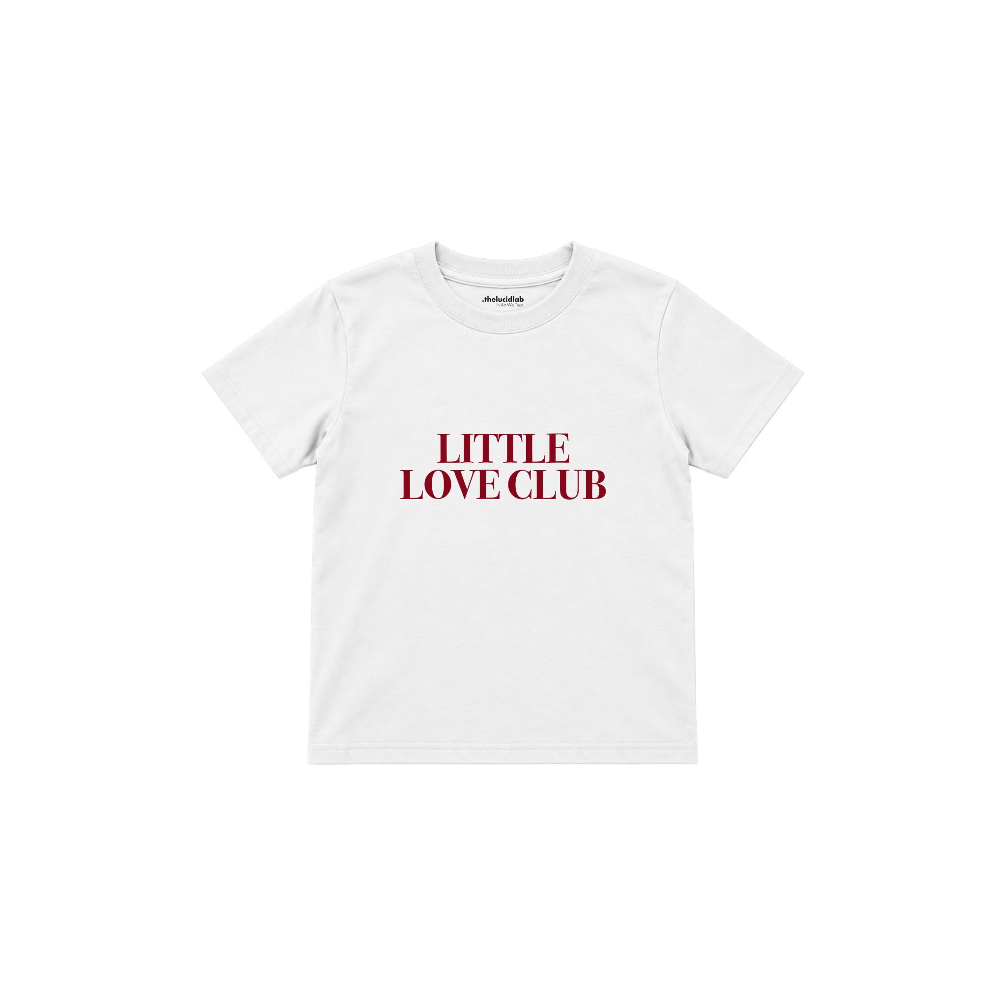 Little Love Club Çocuk Tişört — Beyaz — ön görünüm