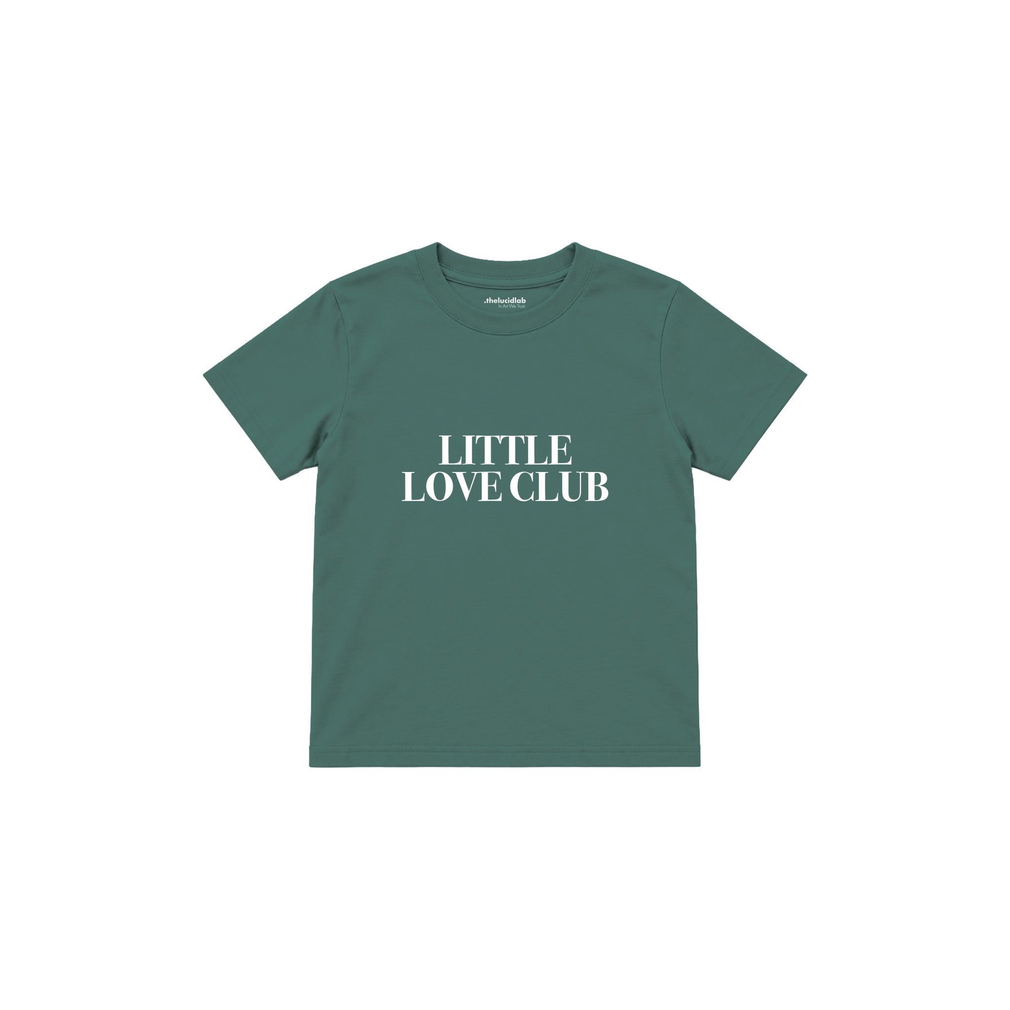 Little Love Club Çocuk Tişört — Yeşil — ön görünüm