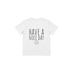 Have a Nice Day Çocuk Tişört — Beyaz — arka görünüm