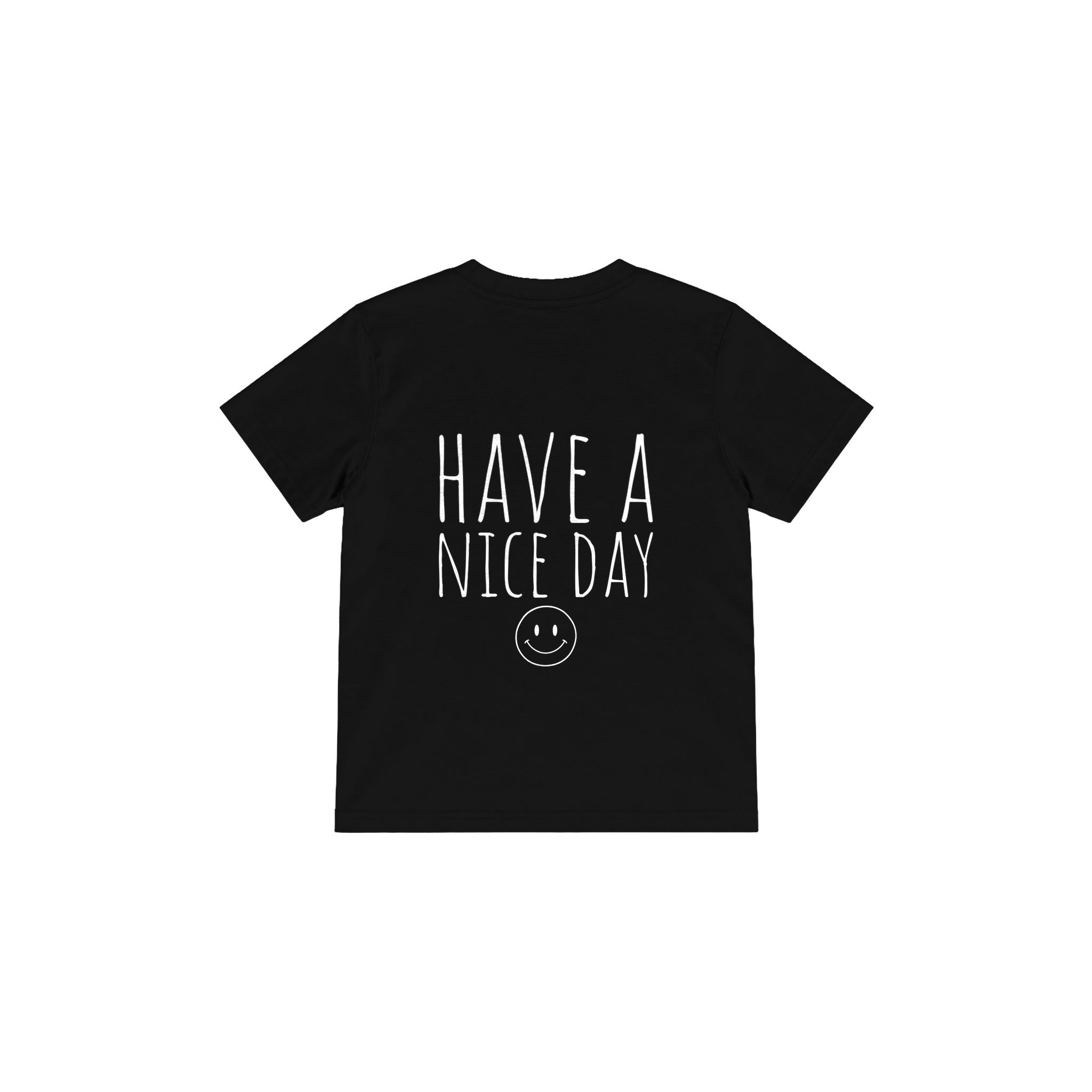 Have a Nice Day Çocuk Tişört — Siyah — arka görünüm