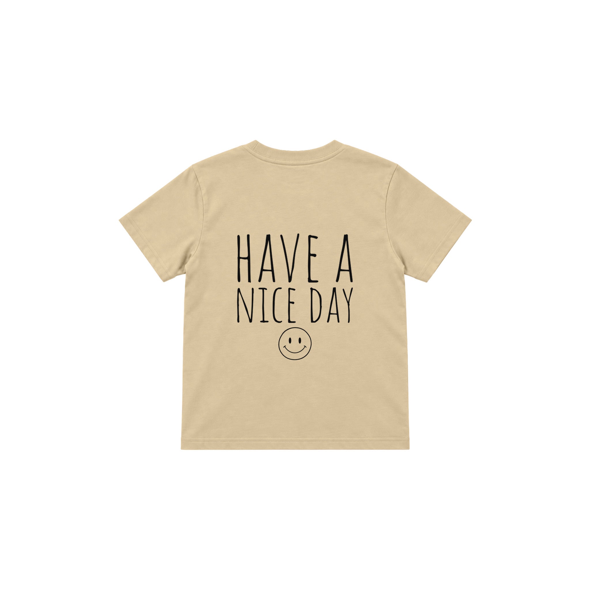 Have a Nice Day Çocuk Tişört — Krem — arka görünüm