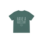 Have a Nice Day Çocuk Tişört — Yeşil — arka görünüm