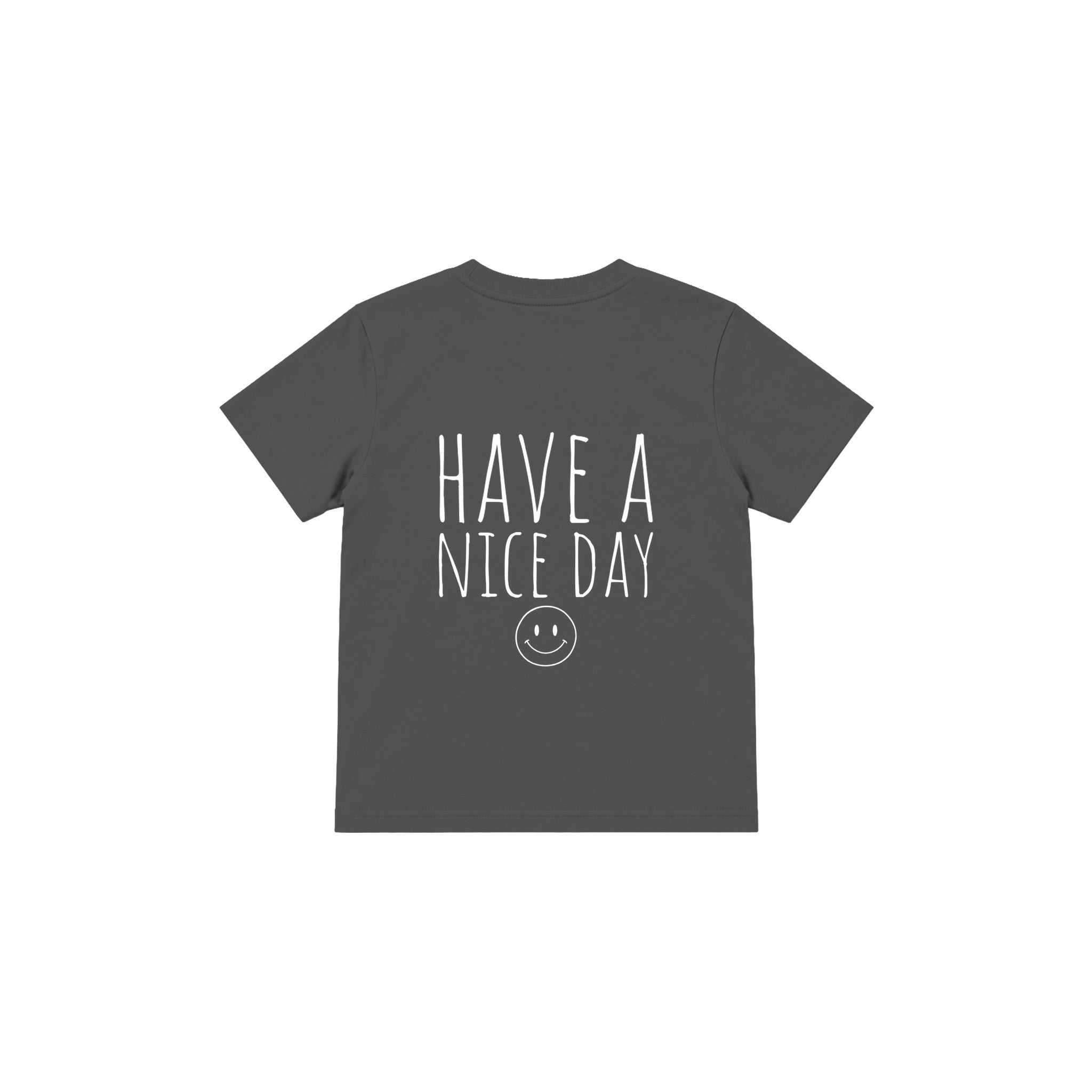 Have a Nice Day Çocuk Tişört — Antrasit — arka görünüm