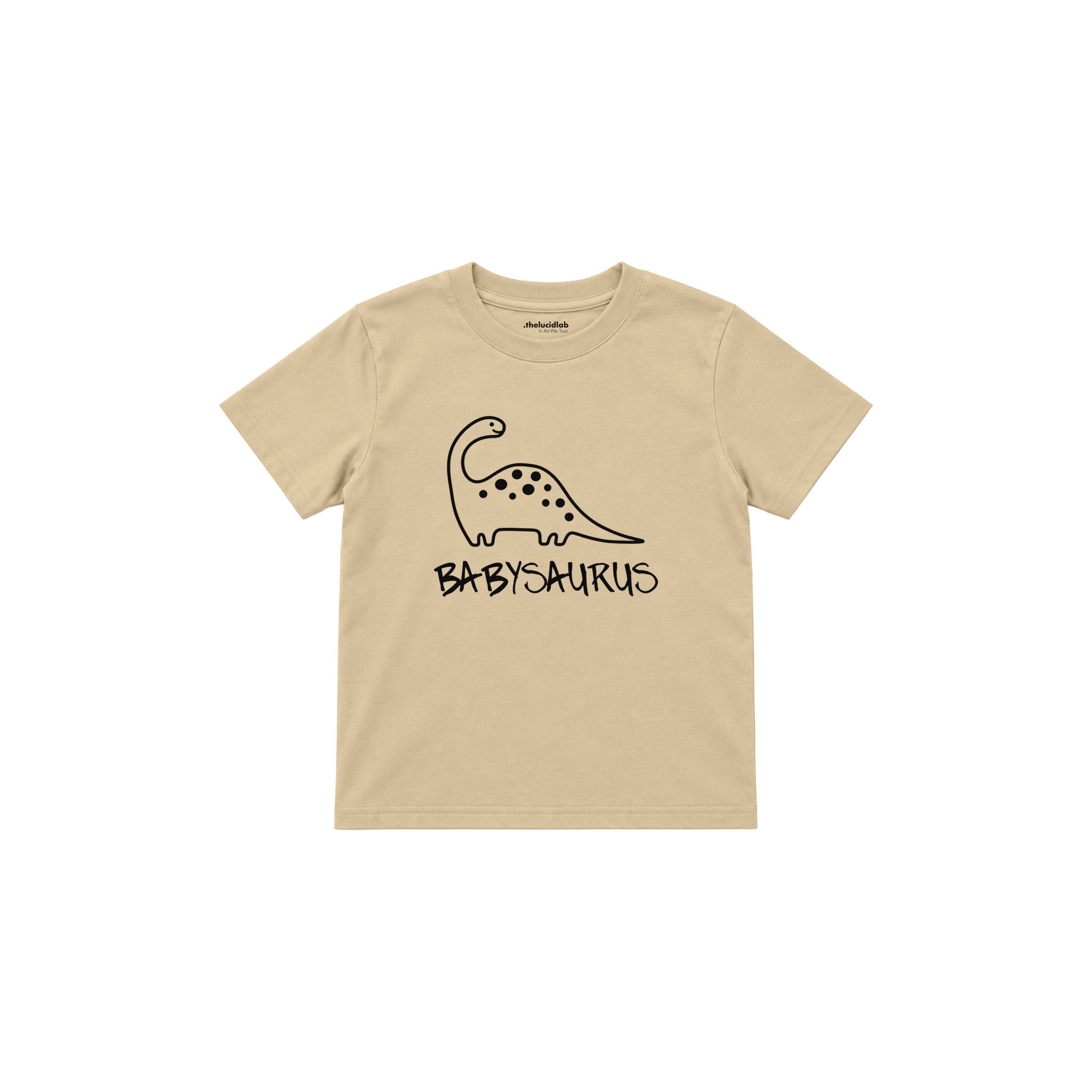 BABYSAURUS Çocuk Tişört — Krem — ön görünüm