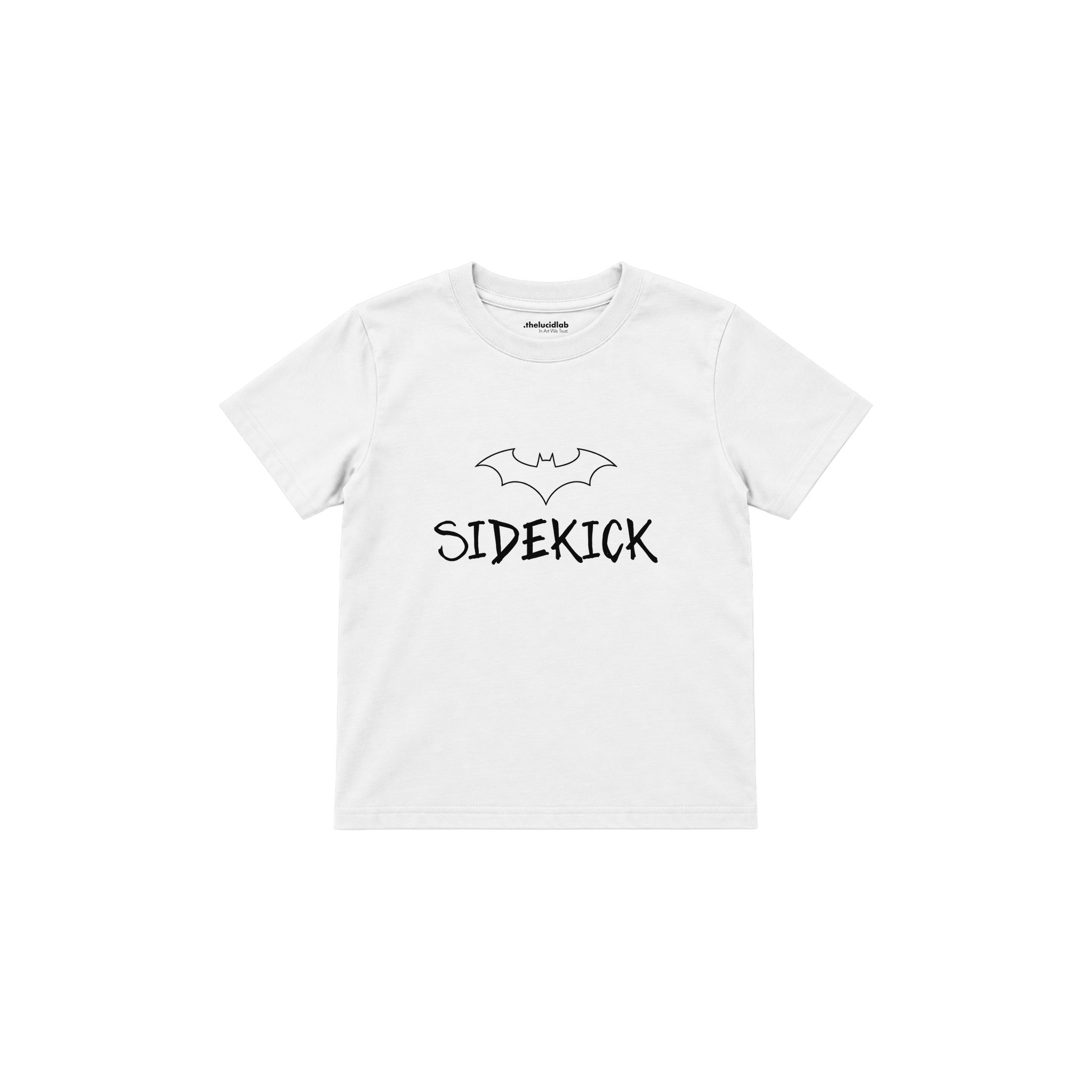 SIDEKICK Çocuk Tişört — Beyaz — ön görünüm