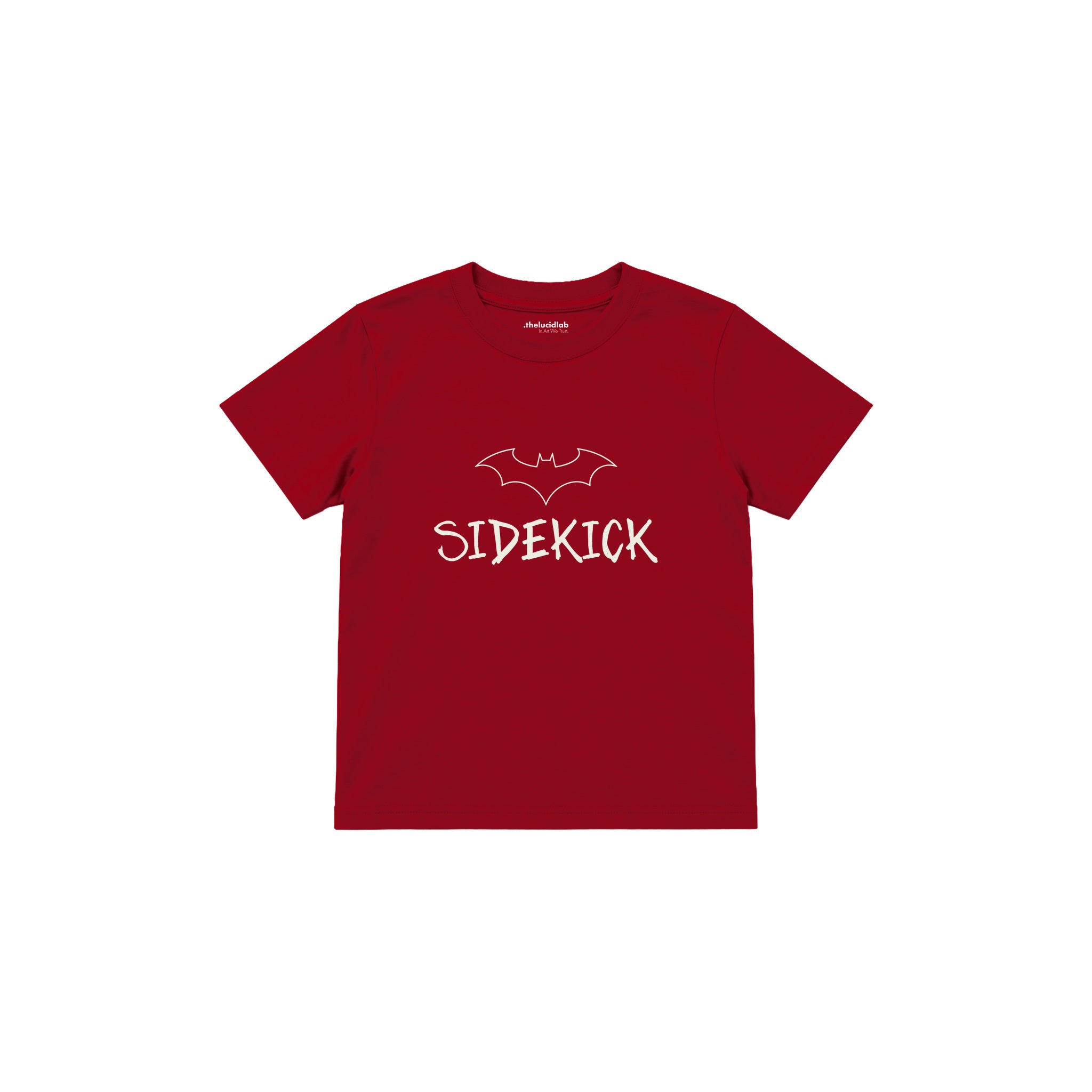 SIDEKICK Çocuk Tişört — Kırmızı — ön görünüm