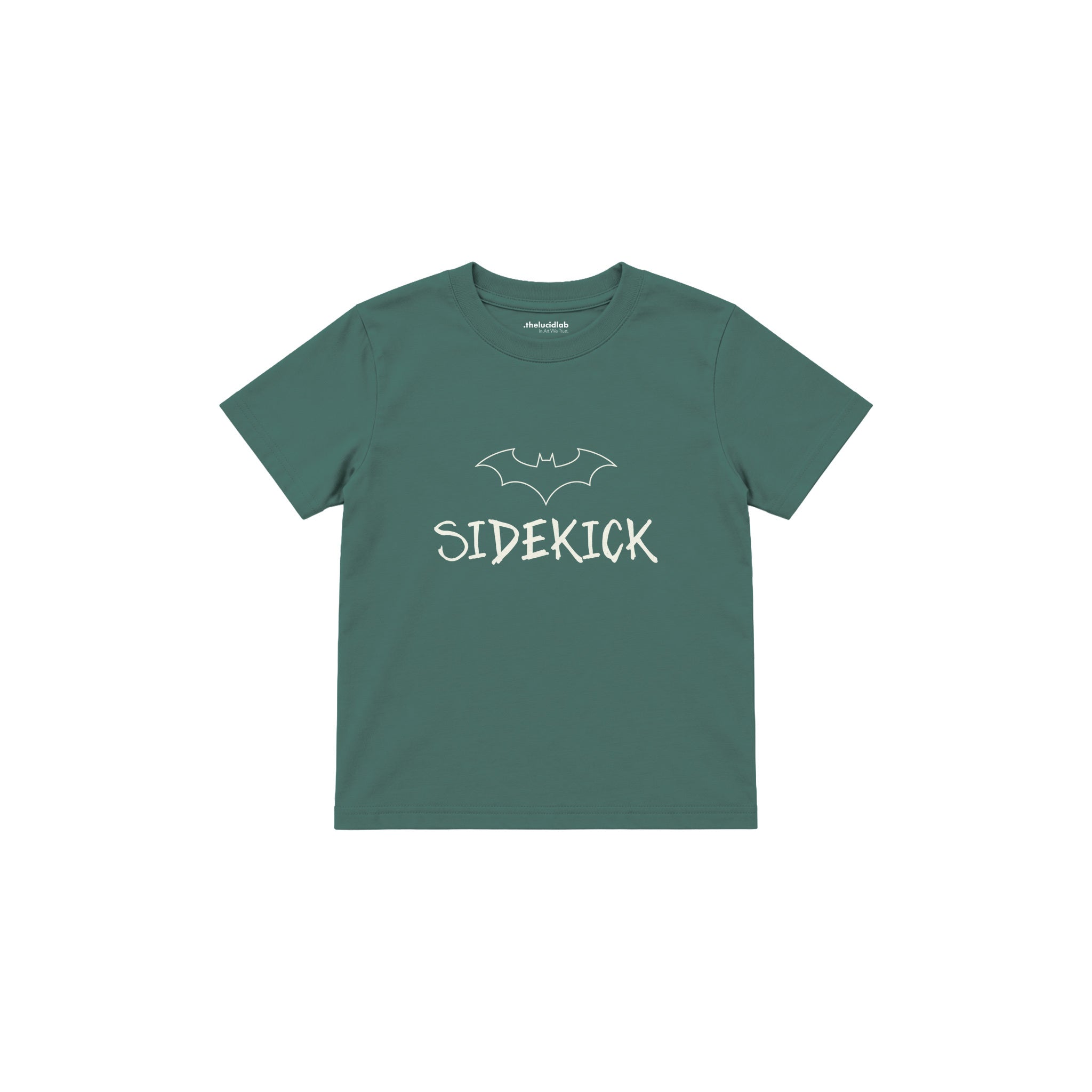 SIDEKICK Çocuk Tişört — Yeşil — ön görünüm