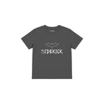 SIDEKICK Çocuk Tişört — Antrasit — ön görünüm