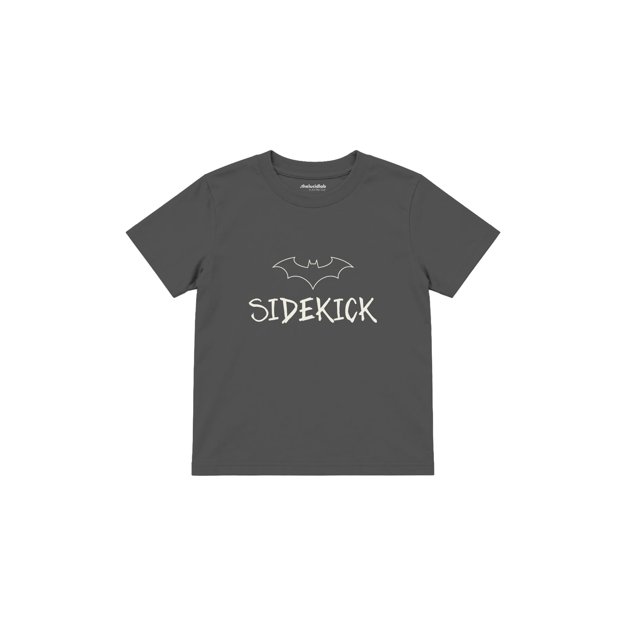 SIDEKICK Çocuk Tişört — Antrasit — ön görünüm