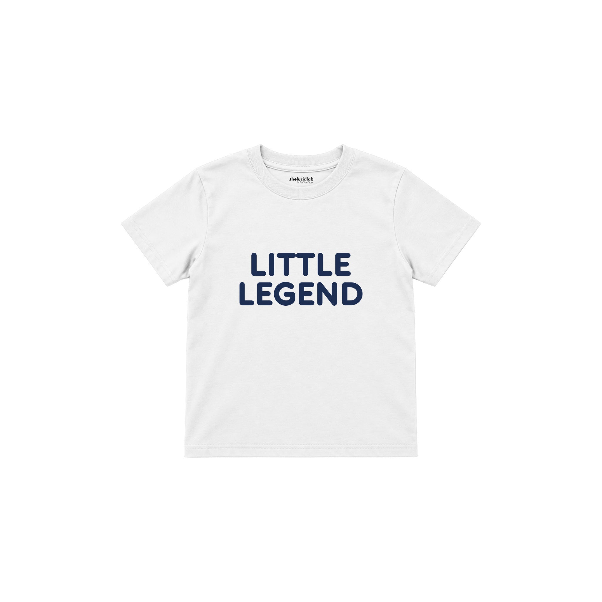 LITTLE LEGEND Çocuk Tişört — Beyaz — ön görünüm