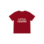 LITTLE LEGEND Çocuk Tişört — Kırmızı — ön görünüm