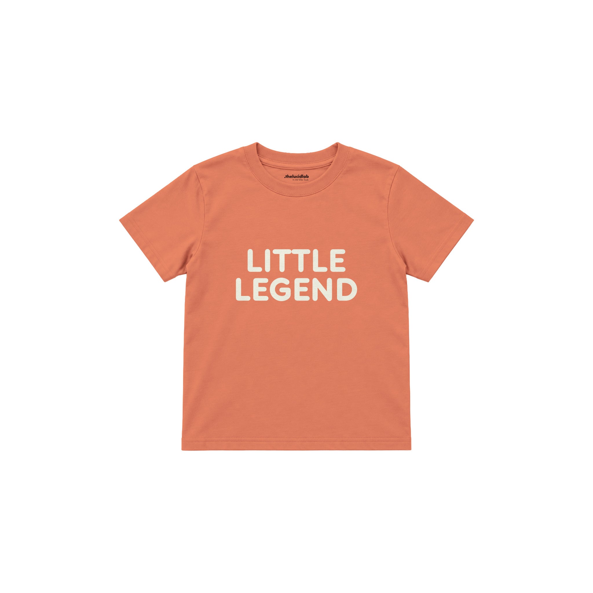 LITTLE LEGEND Çocuk Tişört — Somon — ön görünüm