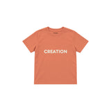 CREATION Çocuk Tişört — Somon — ön görünüm