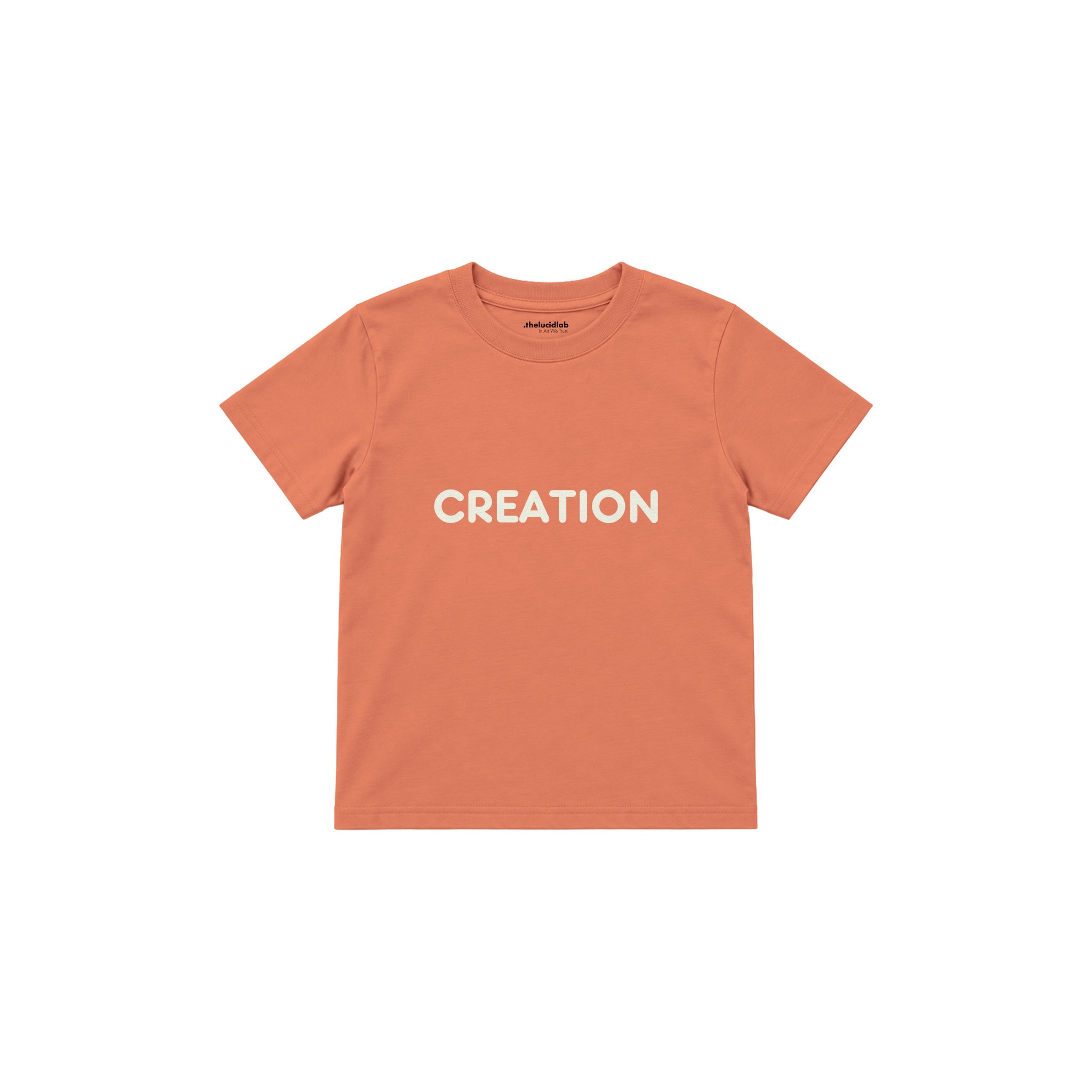 CREATION Çocuk Tişört — Somon — ön görünüm