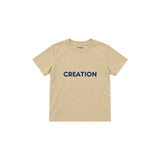 CREATION Çocuk Tişört — Krem — ön görünüm