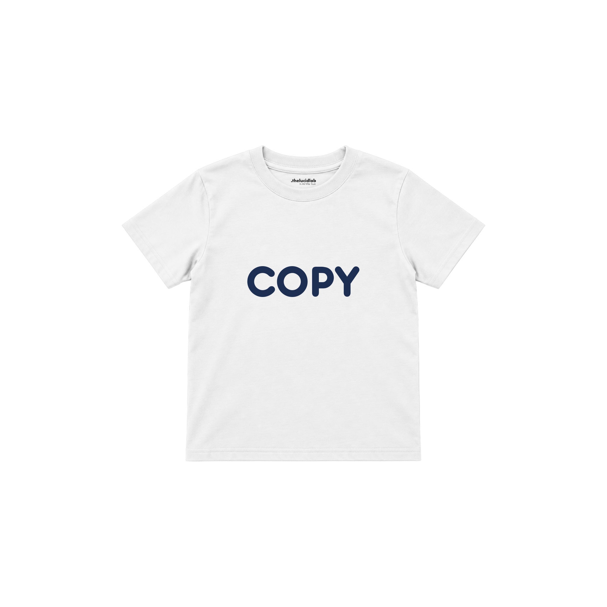 COPY Çocuk Tişört — Beyaz — ön görünüm